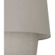 Decker 62.63 inch 150 watt Modern Brass Floor Lamp Portable Light in Smoke Gray